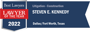 LOTY Steve Kennedy - Best Lawyers 2022 badge blue shield